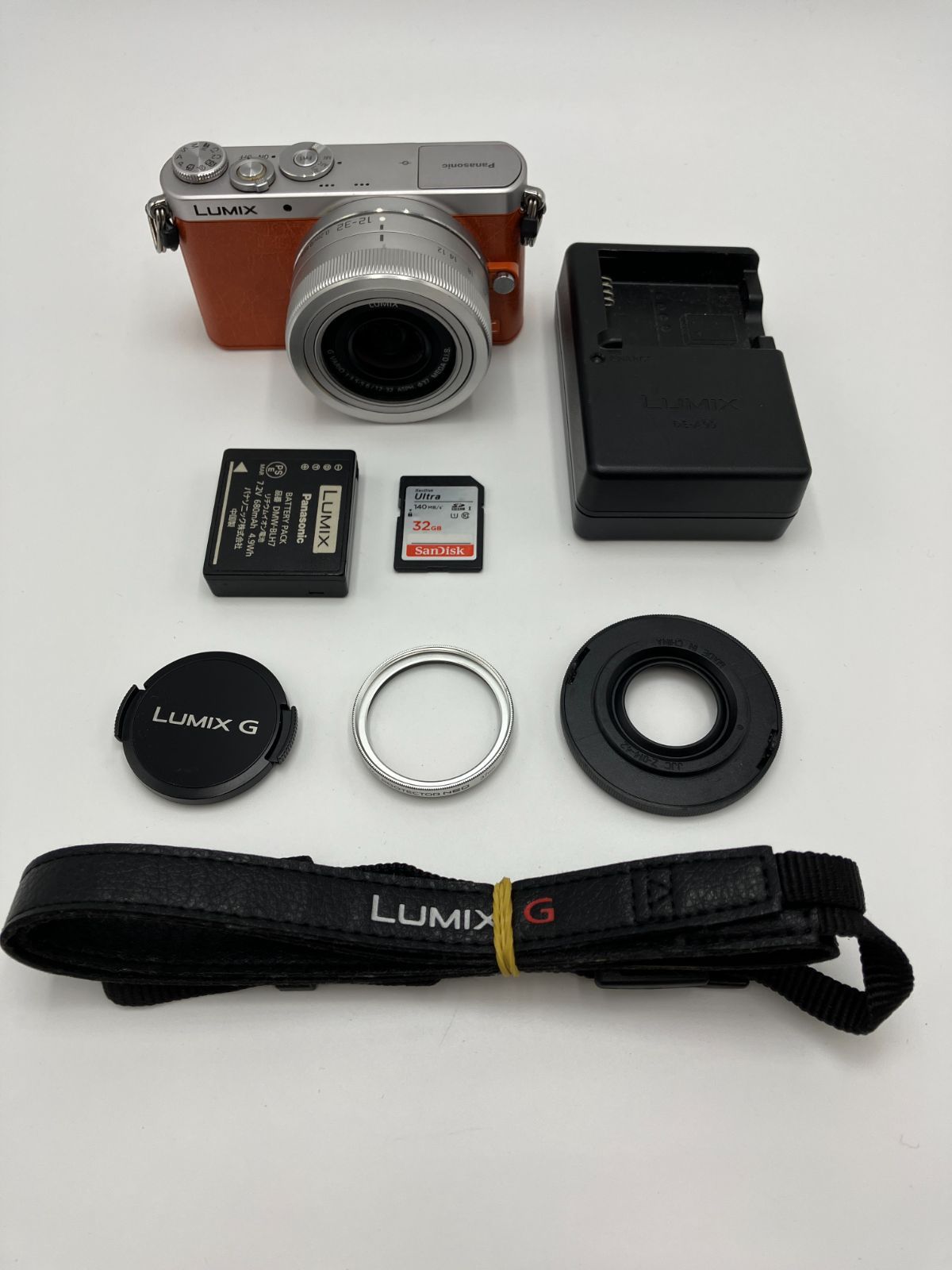 動作確認済】Panasonic LUMIX DMC-GM1 12-32mm レンズキット オレンジ