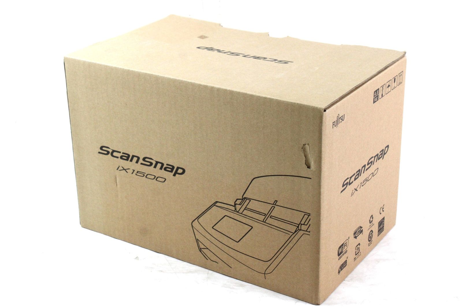 未使用 富士通 PFU ドキュメントスキャナー iX1500 ScanSnap FI-iX1500 スキャンスナップ 家電 事務 ITJSTR4BDSLS-D-A16-byebye