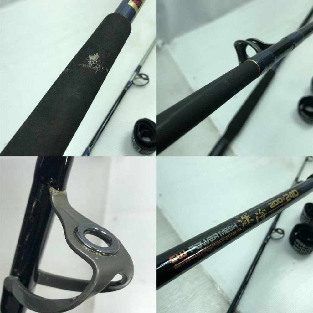 ΣΣDAIWA ダイワ 船竿 カーボウィスカー パワーメッシュ 深海 200号240