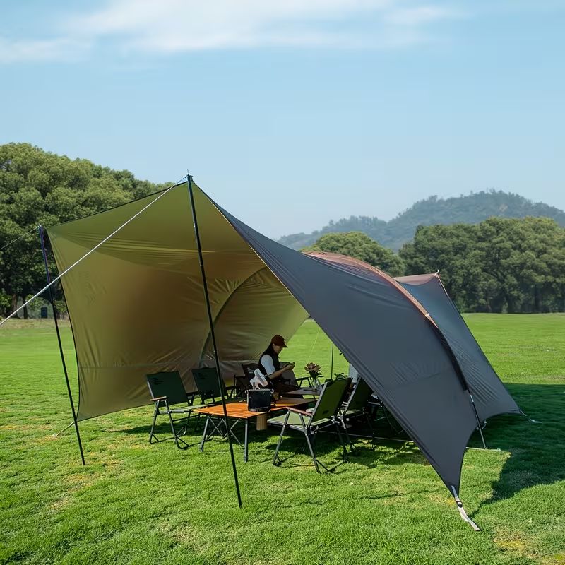 新品 BISINNA アウトドア 大型タープ シェード キャノピーテント 新品 BISINNA ポータブル アウトドア 大型タープ シェード キャノピー