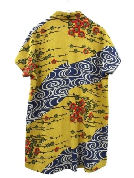 シセンドウ 詩仙堂 HITOSHI TAMURA ちりめん 縮緬 チュニック ブラウス