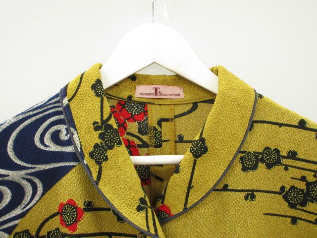 シセンドウ 詩仙堂 HITOSHI TAMURA ちりめん 縮緬 チュニック ブラウス