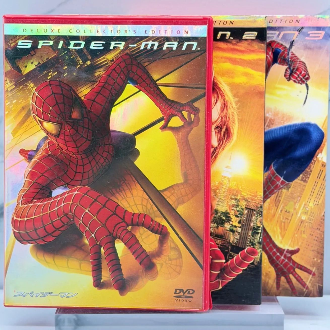  Man DVD まとめ売り DVD3本】スパイダーマン 1・2・3 まとめ売り（サム・ライミ版） - メルカリ