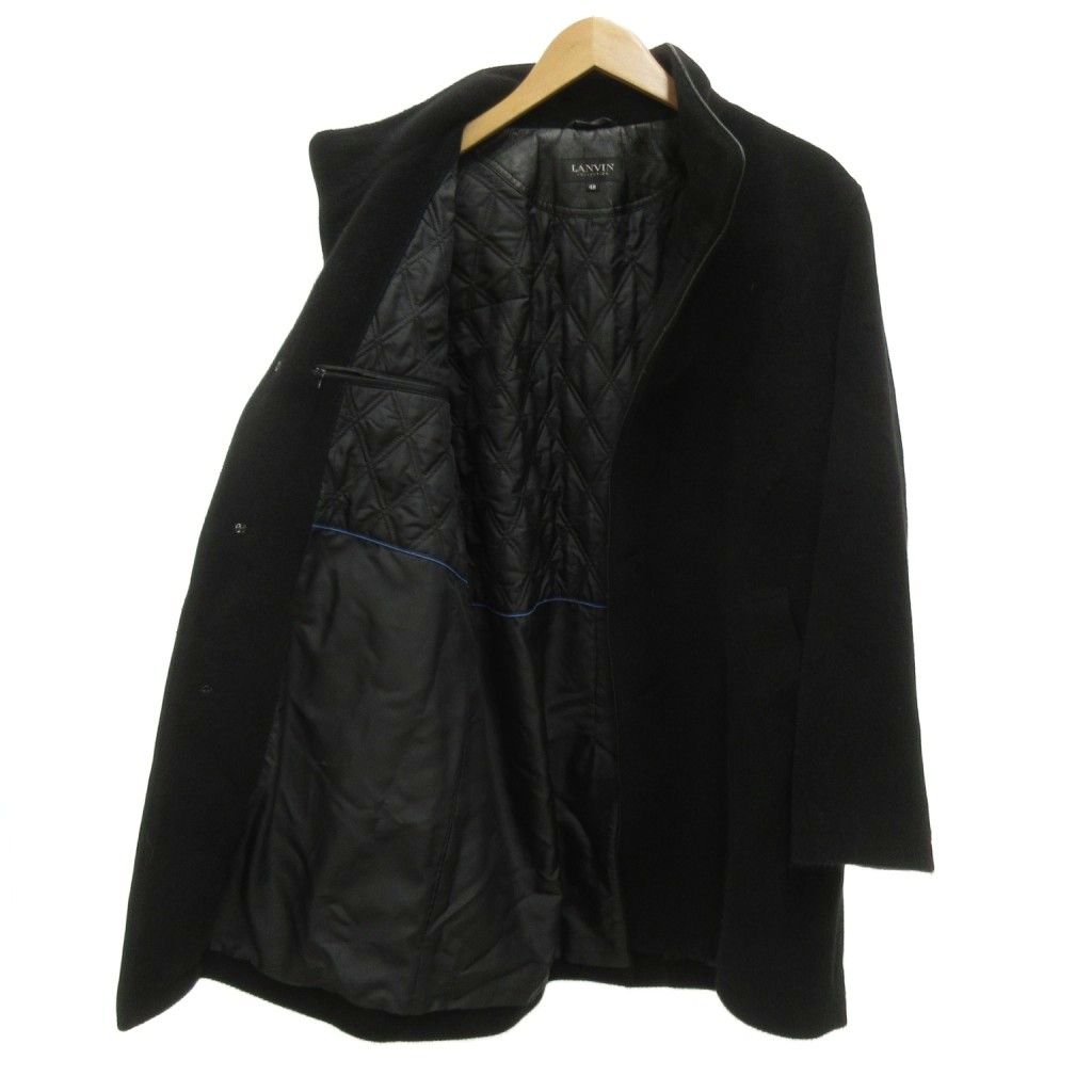ランバン LANVIN COLLECTION ステンカラーコート アンゴラ ウール 48