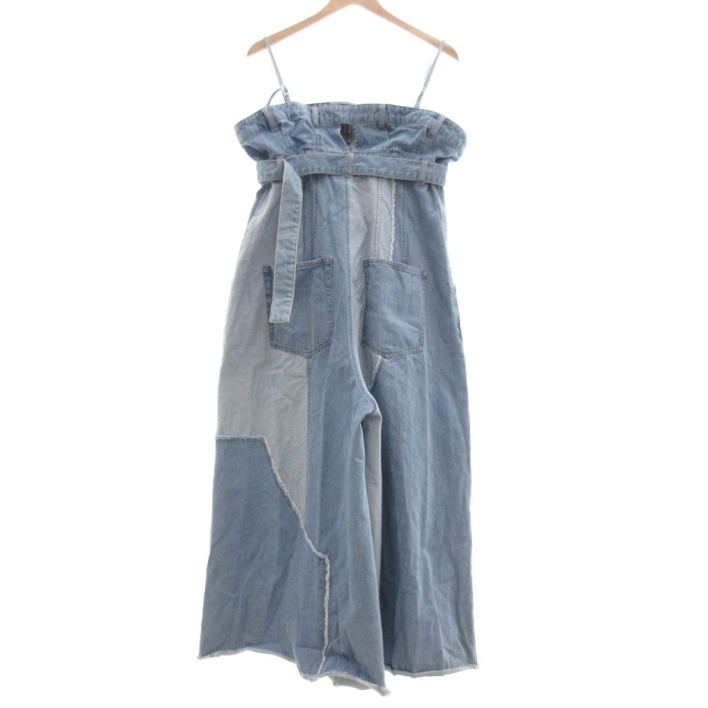 メゾンスペシャル MAISON SPECIAL エクストラパネルロンパース デニム