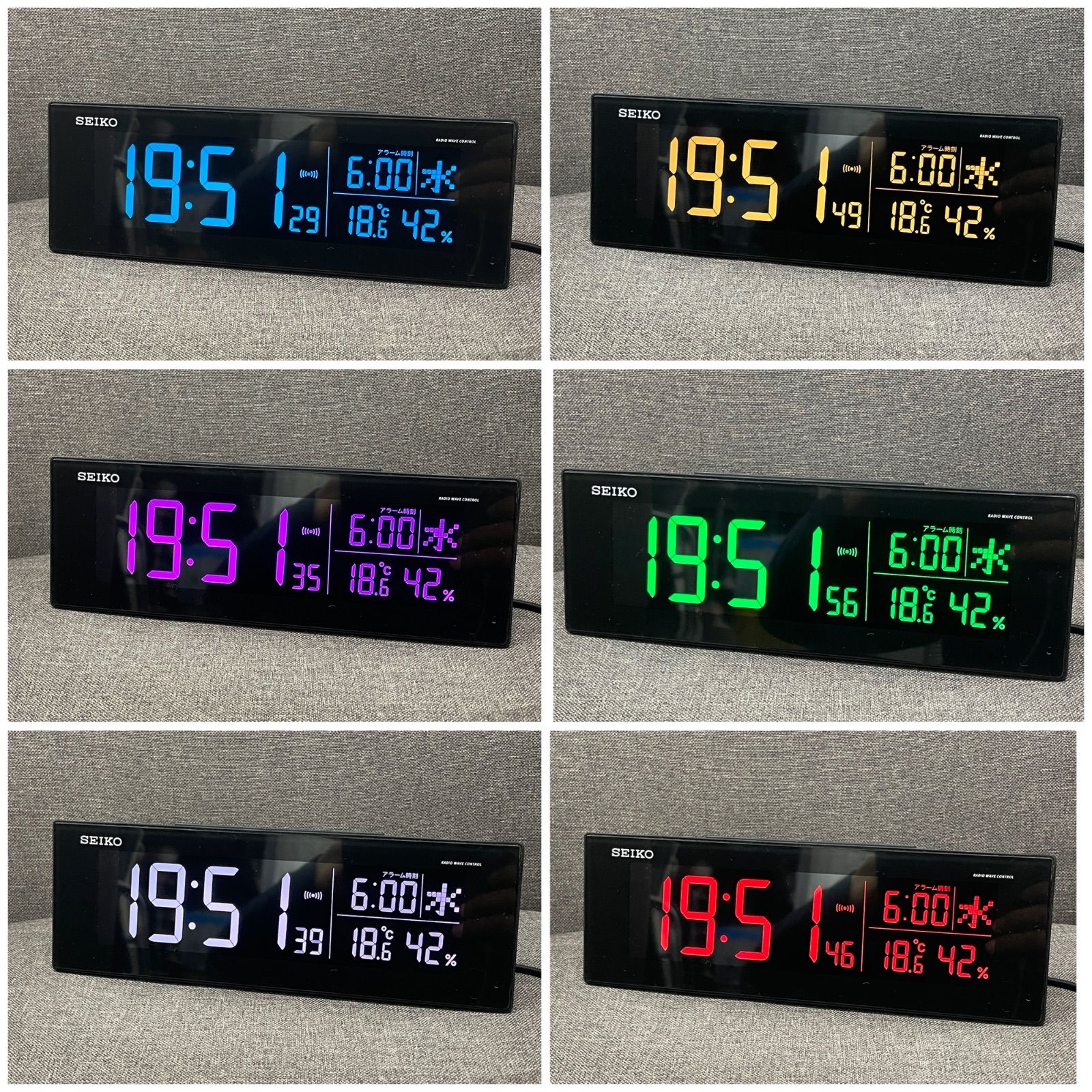SEIKO デジタル置時計 DL305K SEIKO DL305K セイコー Rai-Life 電波