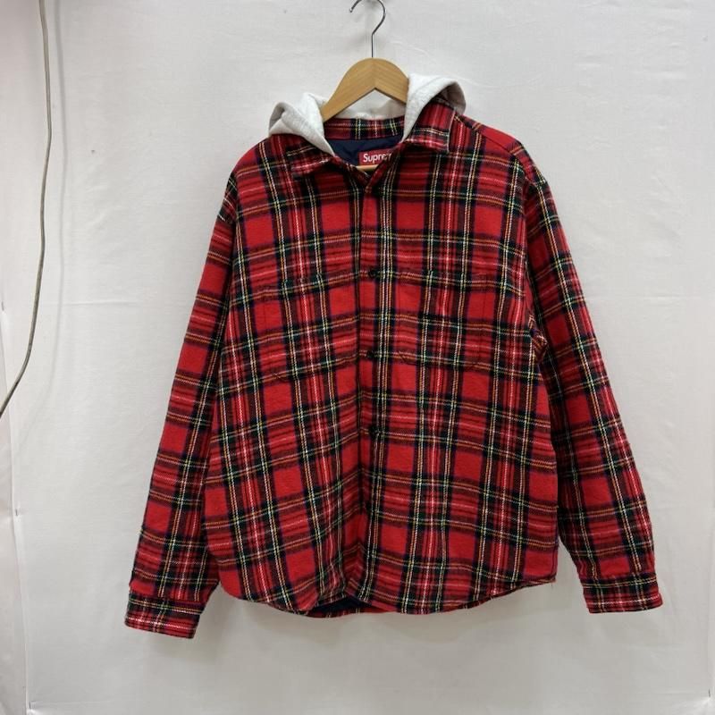 SS24 シュプリーム フランネルフーデットシャツ チェック Supreme 