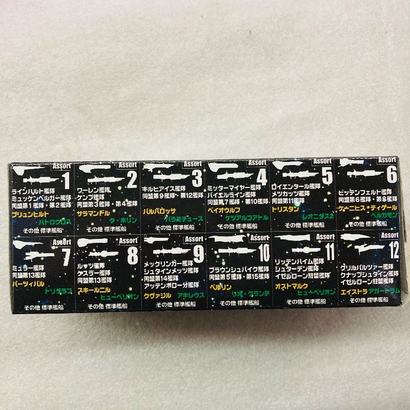 未開封品】【7種セット】【大箱付き】銀河英雄伝説 1/12000 バトル
