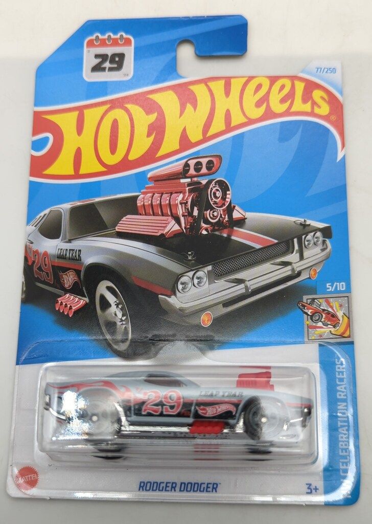 MATTEL HOTWHEELS HW CELEBRATION RACERS 5/10 HRY99 RODGER DODGER