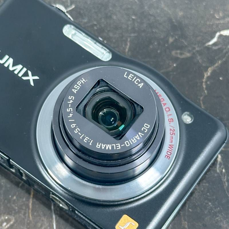 美品】Panasonic LUMIX DMC-SZ7 ブラック コンデジ デジカメ 光学10倍