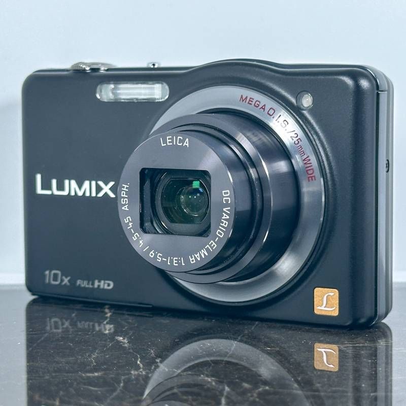 美品】Panasonic LUMIX DMC-SZ7 ブラック コンデジ デジカメ 光学10倍