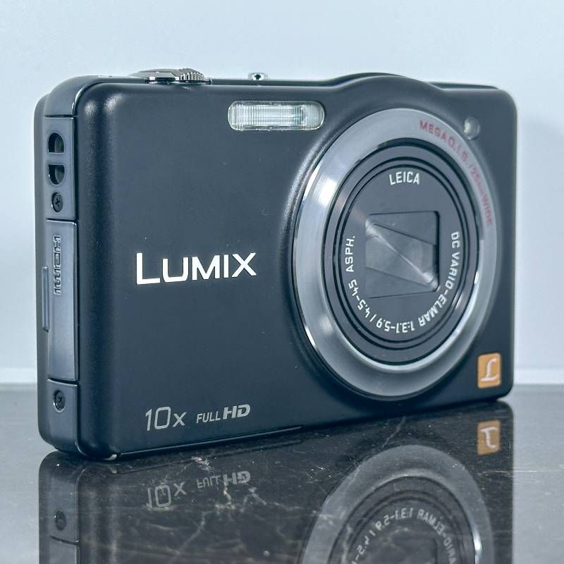 美品】Panasonic LUMIX DMC-SZ7 ブラック コンデジ デジカメ 光学10倍