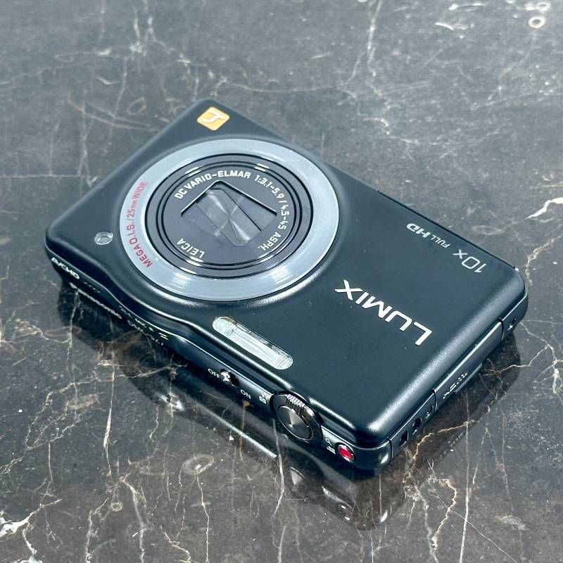 美品】Panasonic LUMIX DMC-SZ7 ブラック コンデジ デジカメ 光学10倍