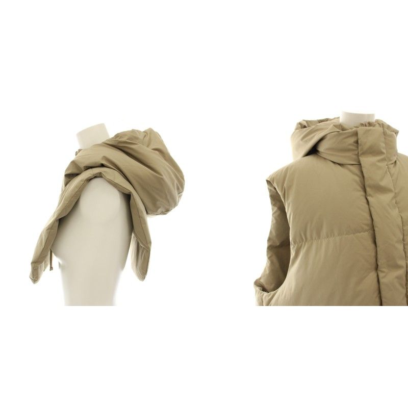 キャラクス CALUX パッファー PUFFRベスト ダウンベスト フード F