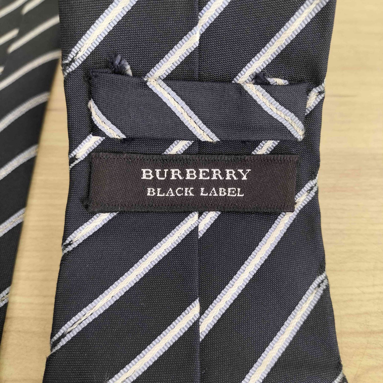 バーバリーブラックレーベル BURBERRY BLACK LABEL ストライプネクタイ