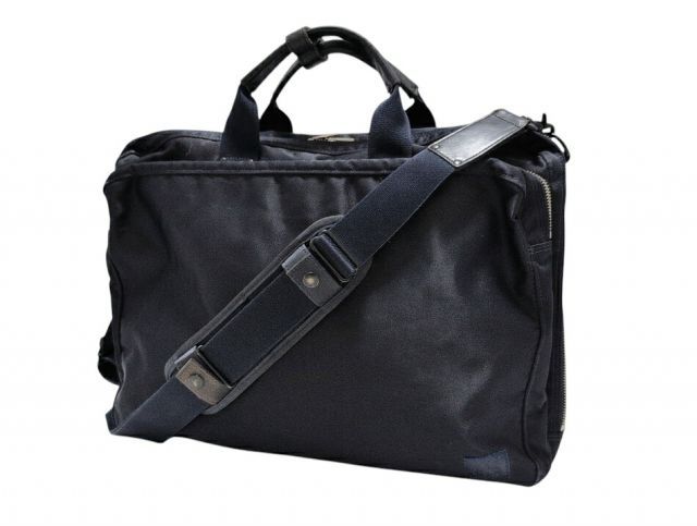 PORTER PORTER LIFT 2WAY BRIEFCASE NAVY DARK BLUE LIFT BUSINESS BAG DOCUMENT BAG NYLON CANVAS BRIEFCASE MEN'S YOSHIDA BAG