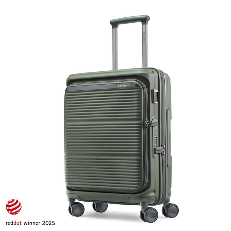 【送料無料】 サムソナイト メンズ スーツケース バッグ Samsonite Paralux Global CarryOn Spinner Olive