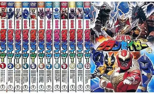 中古】特撮DVD 超星神 グランセイザー 全13巻セット - メルカリ