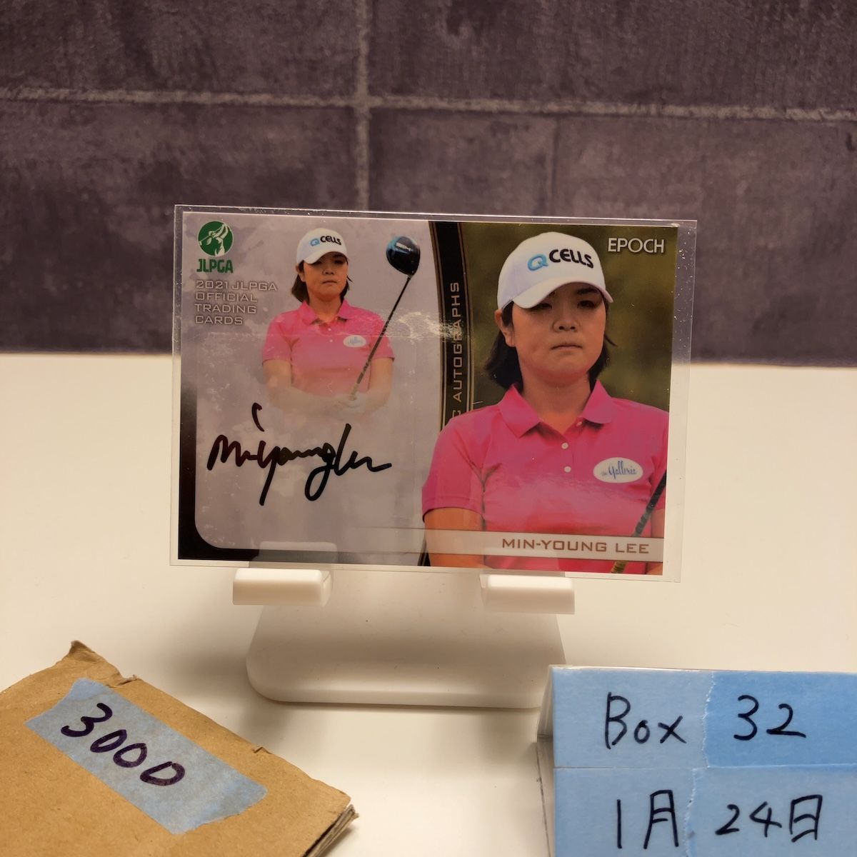 2021 EPOCH Min-Young Lee イミニョン 65/88 直筆サインカード JLPGA