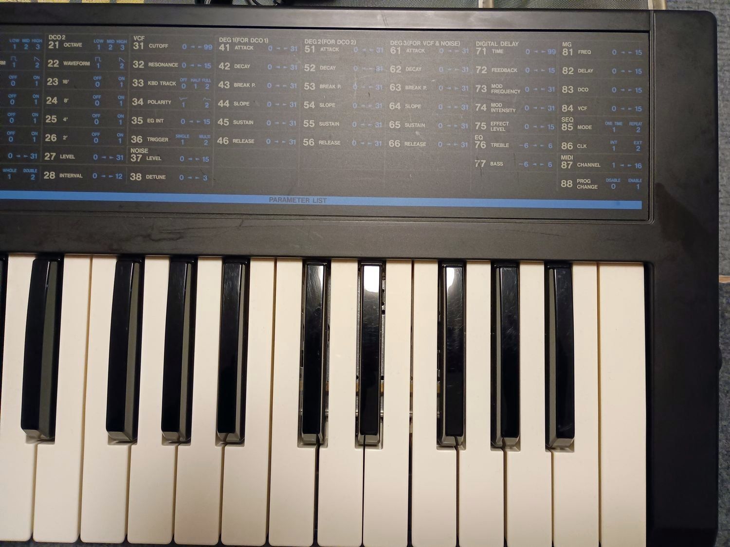 🎹【内蔵電池化・整備済】KORG Poly-800 mkII 純正アダプター付属