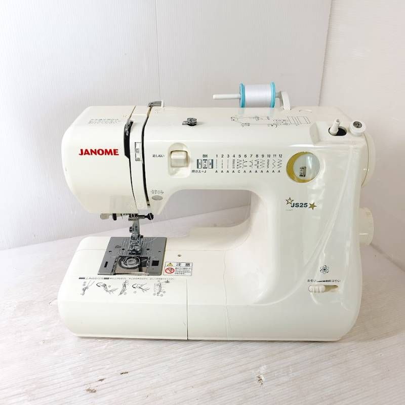 JANOME ジャノメ 電子ミシン JS25 MODEL 660型 ケース付き 動作確認済