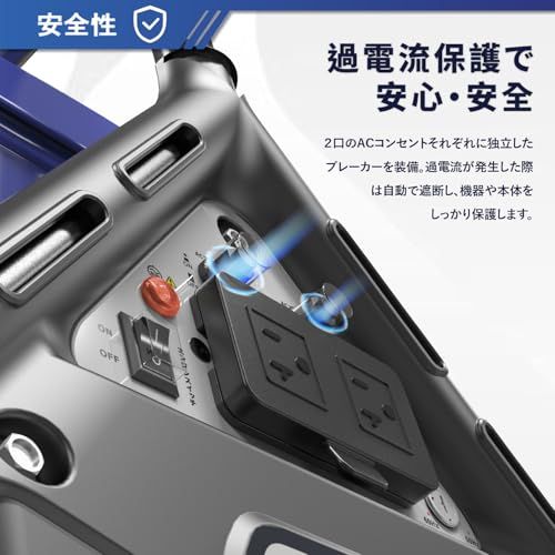 Gaidohインバーター発電機 最大出力3.5kVA 高性能 静音 50Hz/60Hz切替