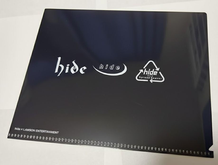 hide ヒデ X JAPAN くじ 2026 E賞 CDサイズ クリアファイル