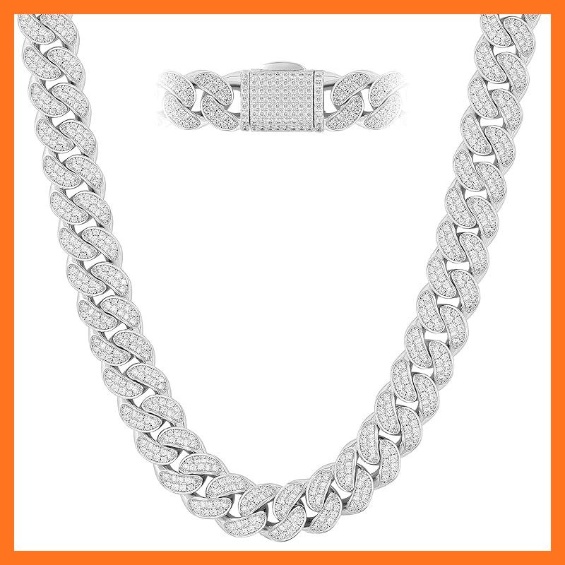 新品】 KRKC&CO 喜平ネックレス ジルコニア マイアミ キューバン