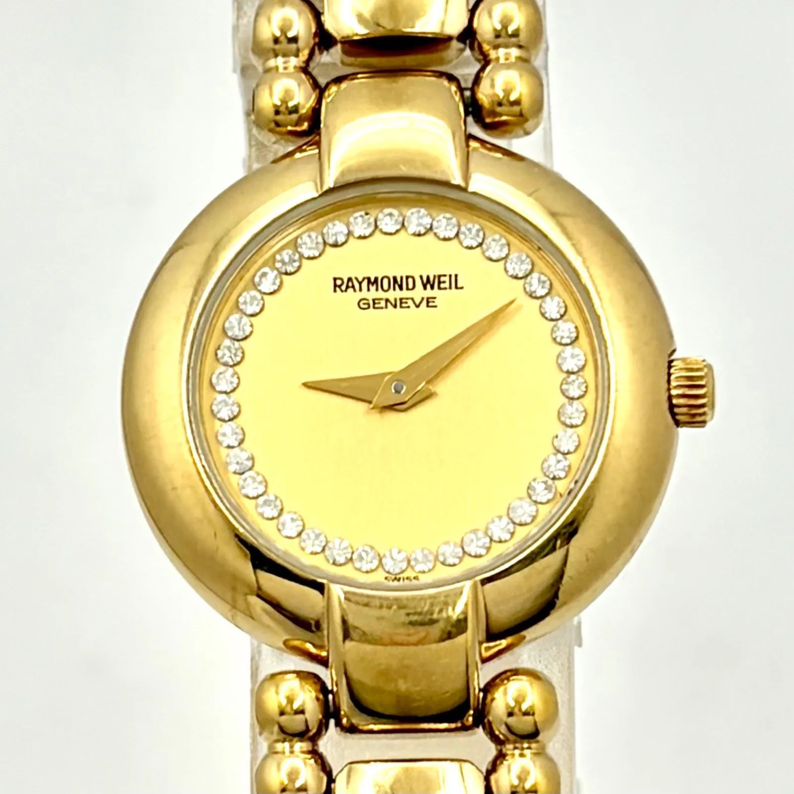 新品電池】RAYMOND WEIL レイモンドウィル 18K ラインストーン