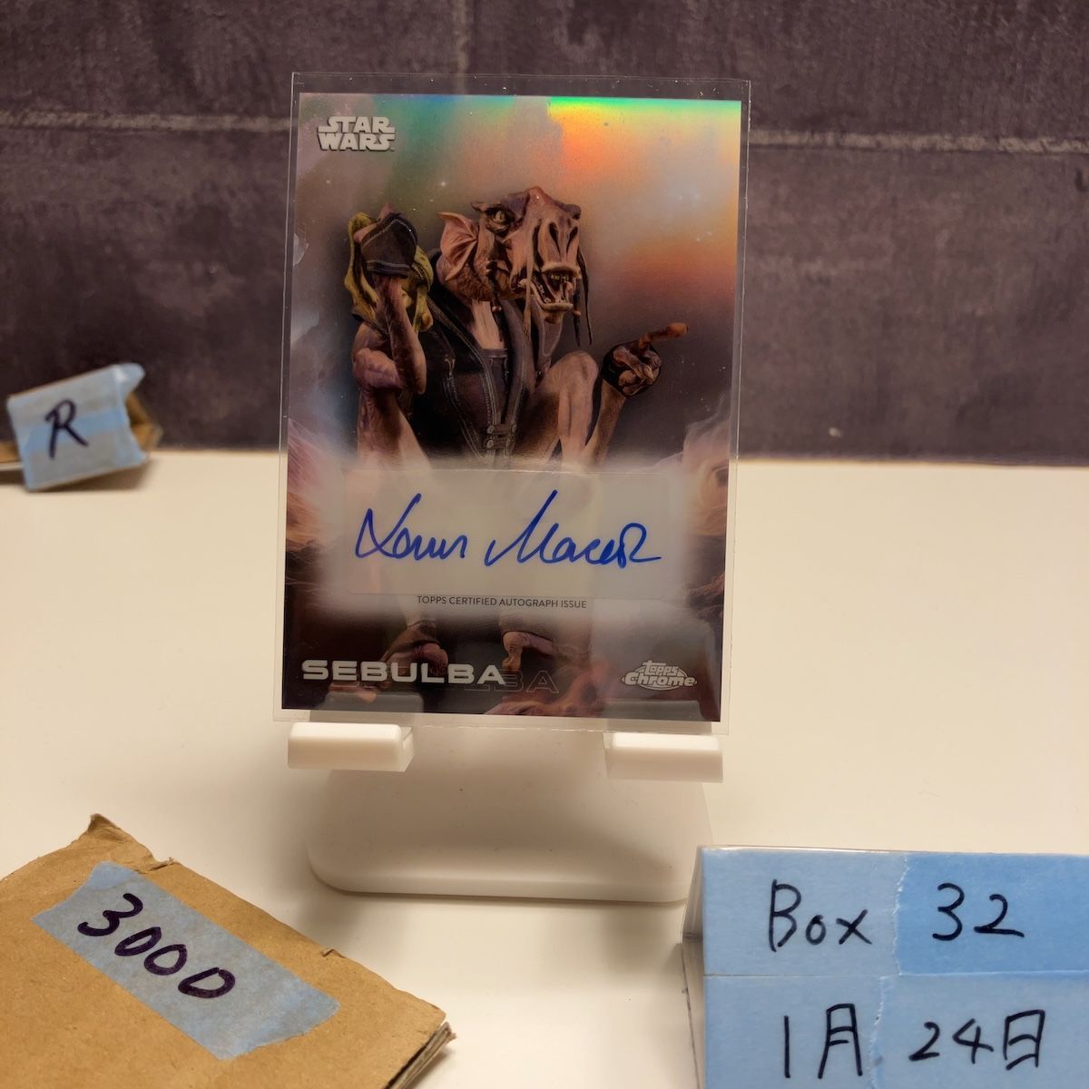 2025 TOPPS Chrome Lewis MacLeod as Sebulba 直筆サインカード