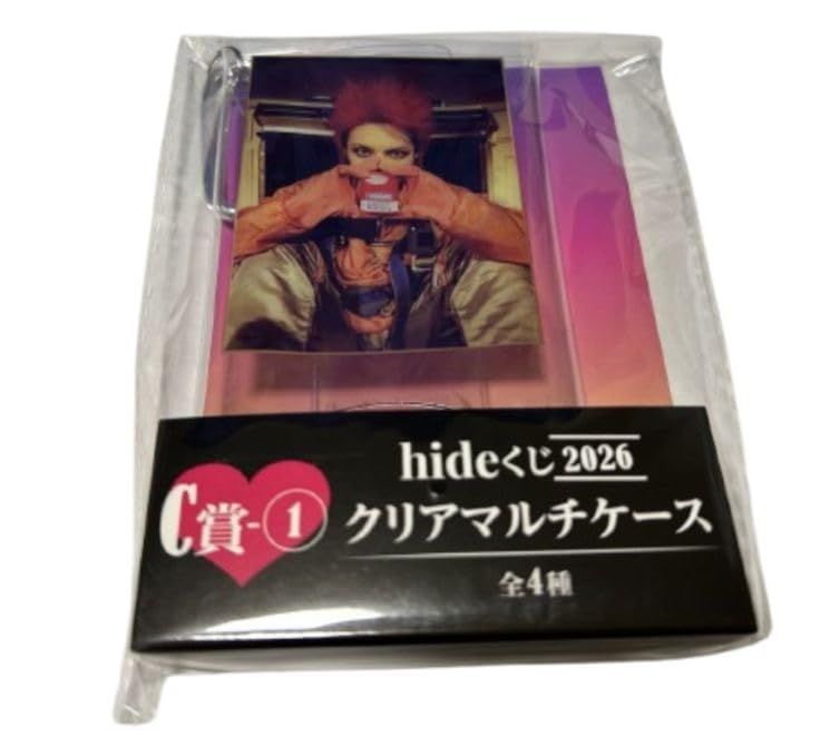 hideくじ hide くじ引き A賞 アクリルパネル C賞クリアマルチケース