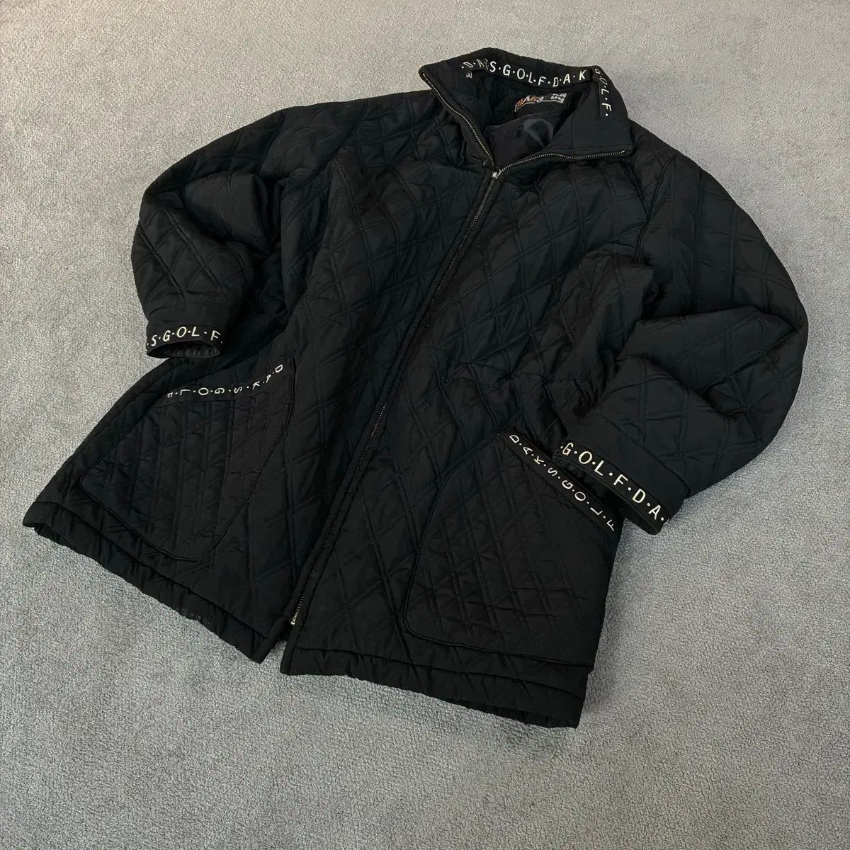 DAKS GOLF (ダックス ゴルフ) キルティング ジャケット ブラックM