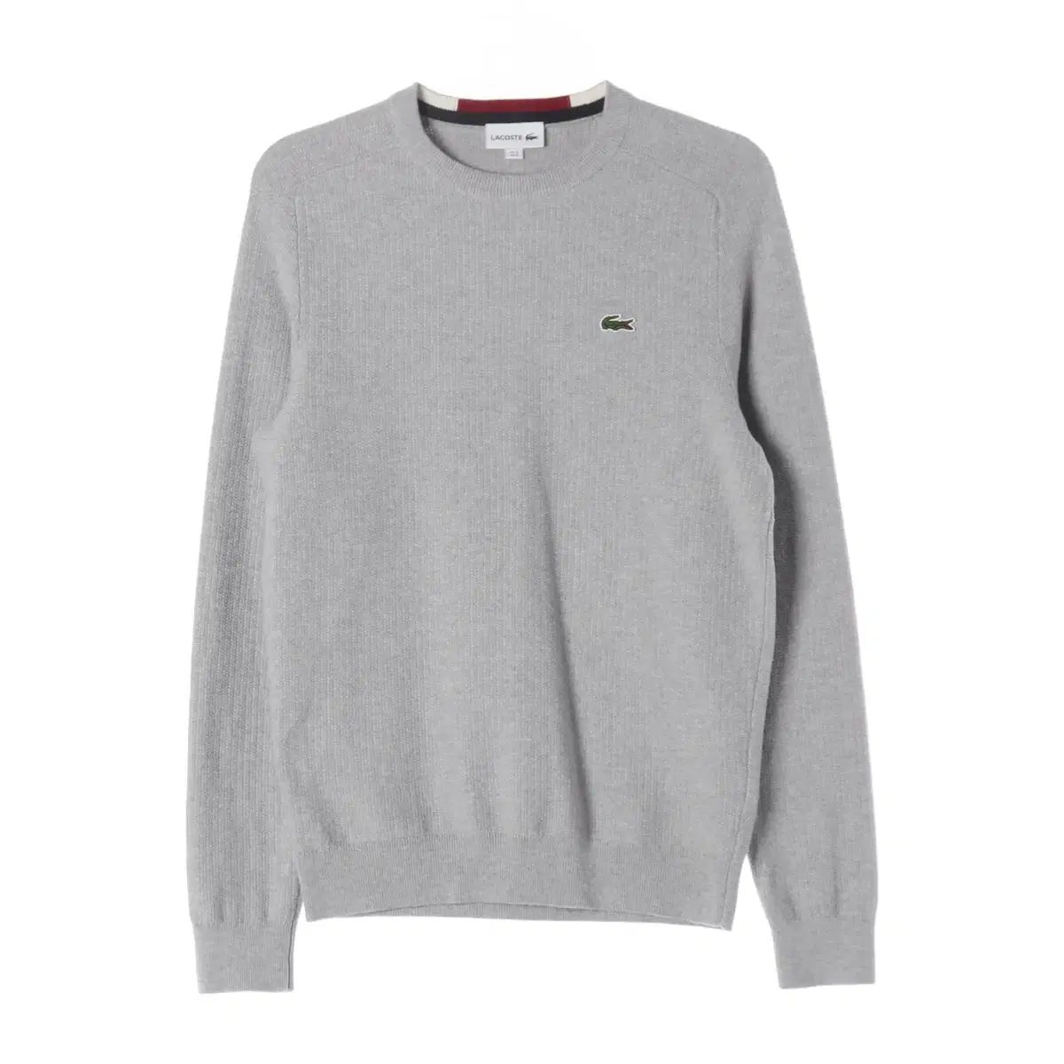 LACOSTE ラコステ ラウンドネック コットン100% スウェット 正規取扱店 LACOSTE (ラコステ) SH6913 クルーネックスウェット ロング