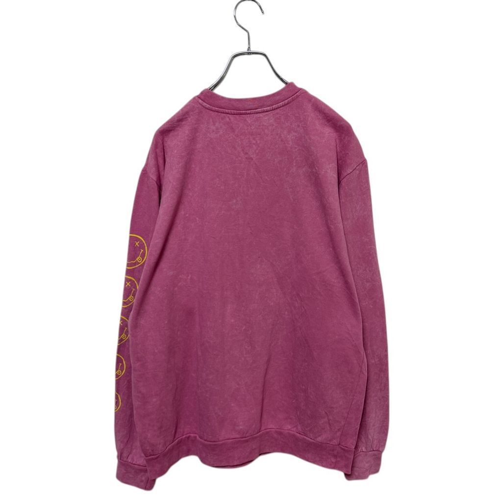 NIRVANA】 Smiley Face Big Logo Sweatshirt スマイル ビッグロゴ