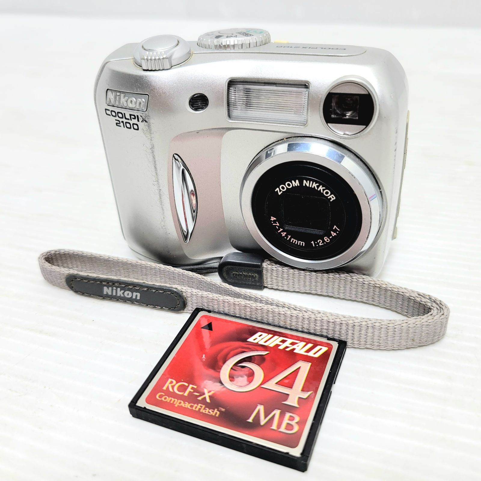 正常動作品】 Nikon COOLPIX2100 シルバー - メルカリ