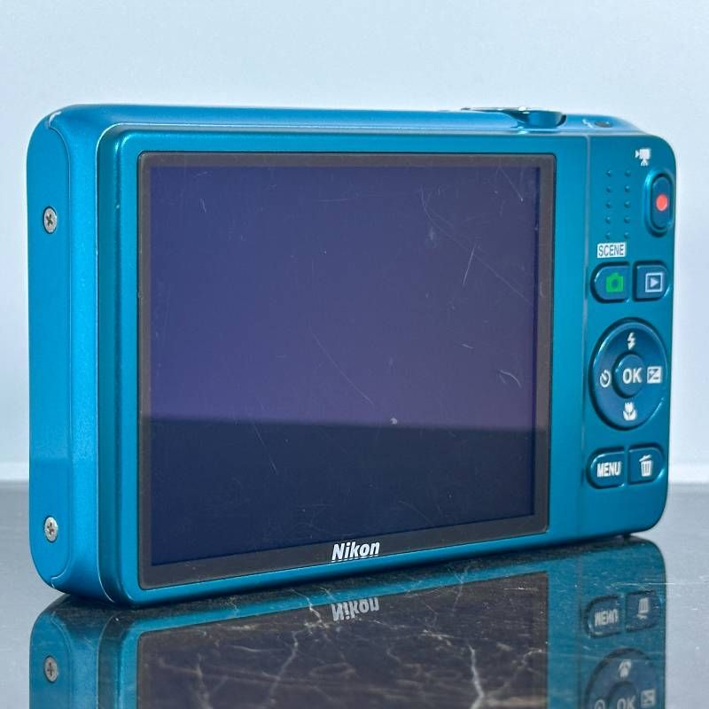 Nikon COOLPIX S6500 アクアブルー コンパクトデジタルカメラ 1600万