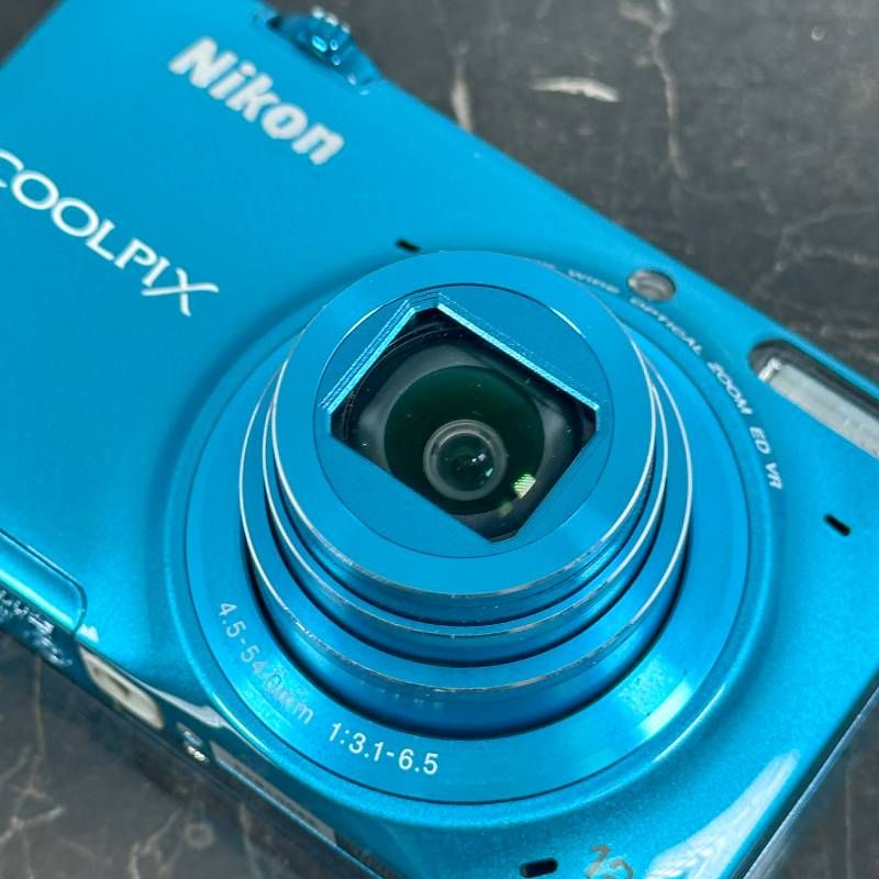 Nikon COOLPIX S6500 アクアブルー コンパクトデジタルカメラ 1600万