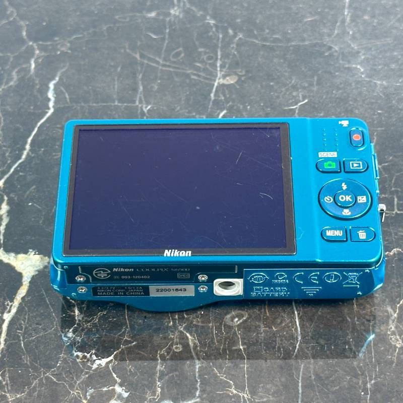 Nikon COOLPIX S6500 アクアブルー コンパクトデジタルカメラ 1600万