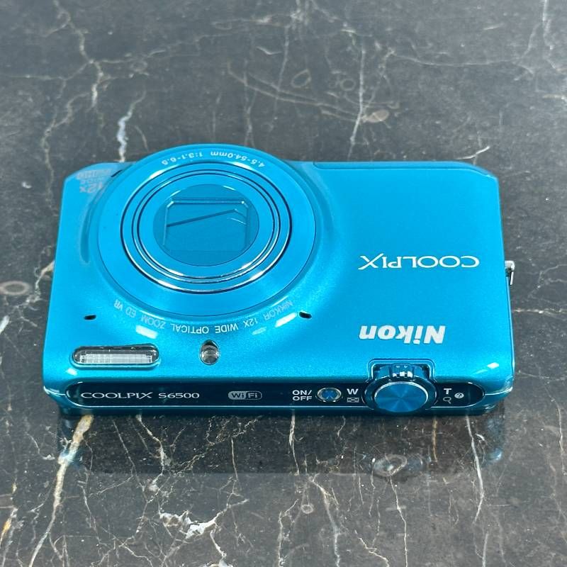 Nikon COOLPIX S6500 アクアブルー コンパクトデジタルカメラ 1600万