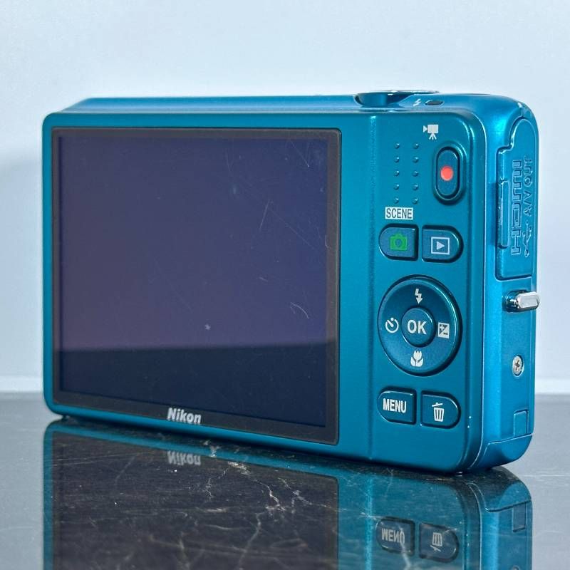 Nikon COOLPIX S6500 アクアブルー コンパクトデジタルカメラ 1600万