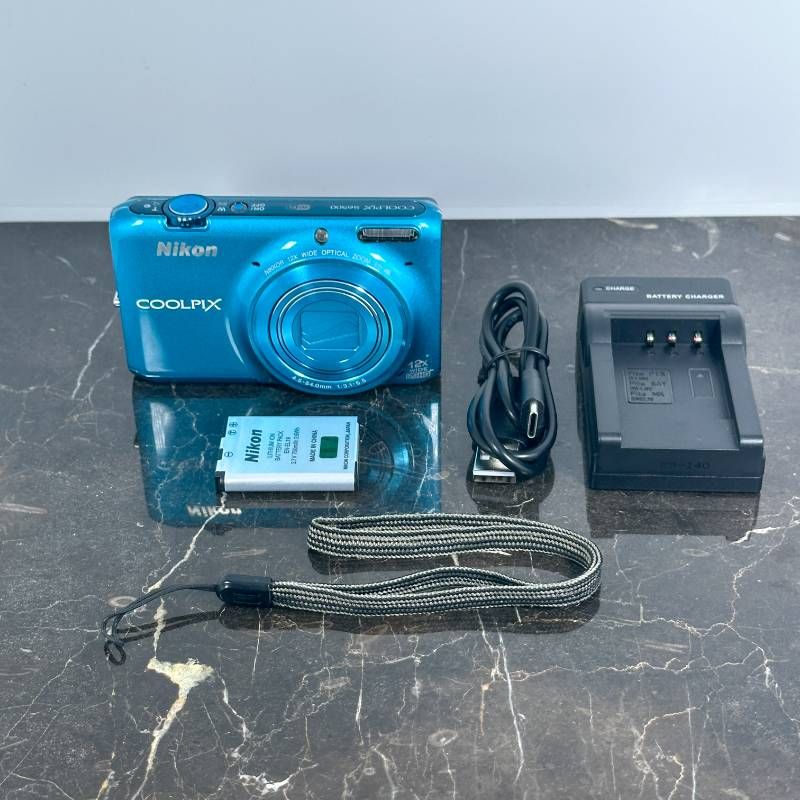 Nikon COOLPIX S6500 アクアブルー コンパクトデジタルカメラ 1600万