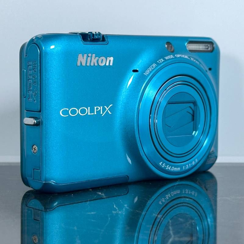 Nikon COOLPIX S6500 アクアブルー コンパクトデジタルカメラ 1600万