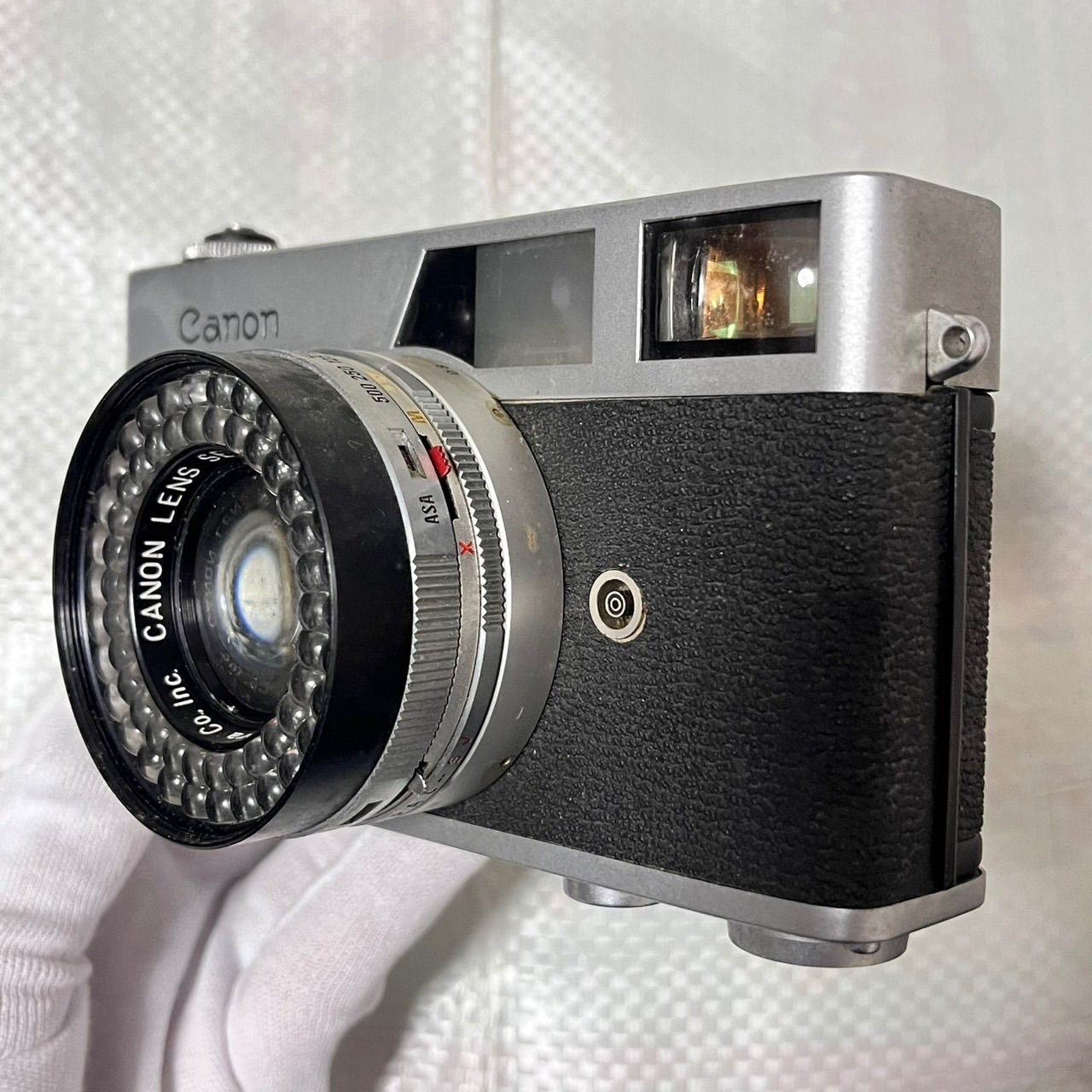 年代物 アンティーク Canon キャノン Canonet 1:1.9 f=5mm レンズ付き