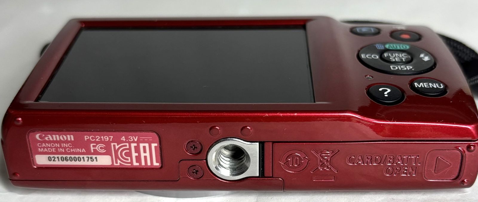 Canon IXY150 HD 20MP 8x デジタルカメラ Red 基本動作確認済み