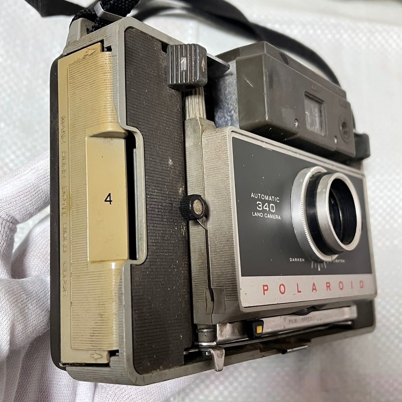 ④-13 動作未確認 POLAROID Automatic 340 Land Cameraレトロ