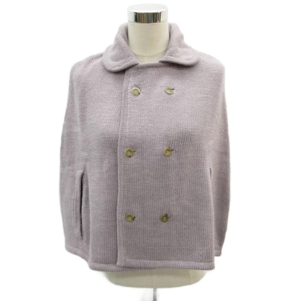 アーペーセー A.P.C. ジャケット ニットポンチョ XS ラベンダー