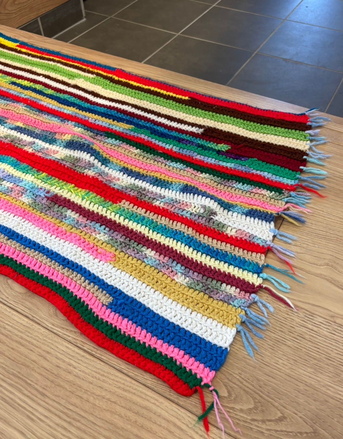 玄関マット インテリア雑貨 レトロ ラグ グラニーニット インポート