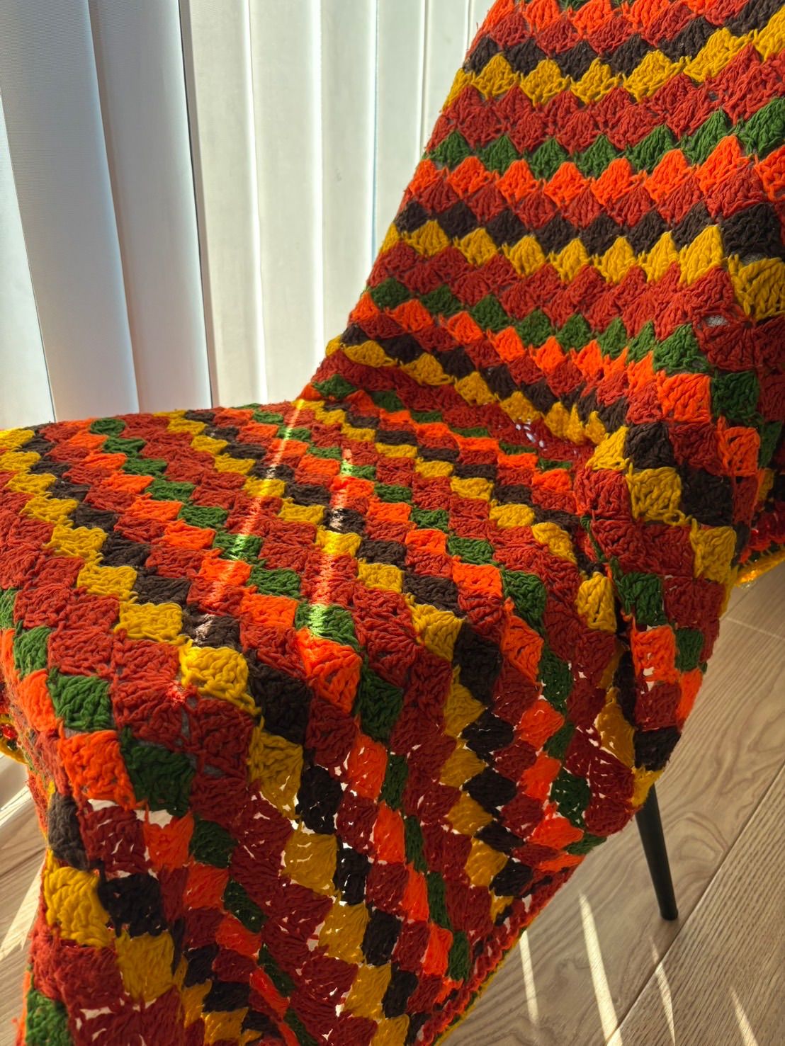 インテリア 雑貨 レトロ ブランケット ラグ ソファーカバー グラニー