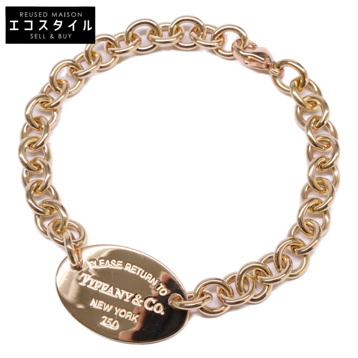 TIFFANY&Co. ティファニー 750YG リターントゥティファニー オーバル
