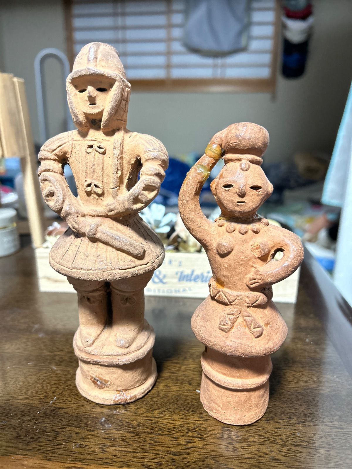 昭和レトロシリーズ】埴輪（レプリカ）二体セット - メルカリ